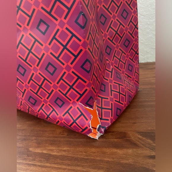 Tory Burch  Authentic Empty Paper Gift Shopping Bag with fabric - Picture 8 of 8